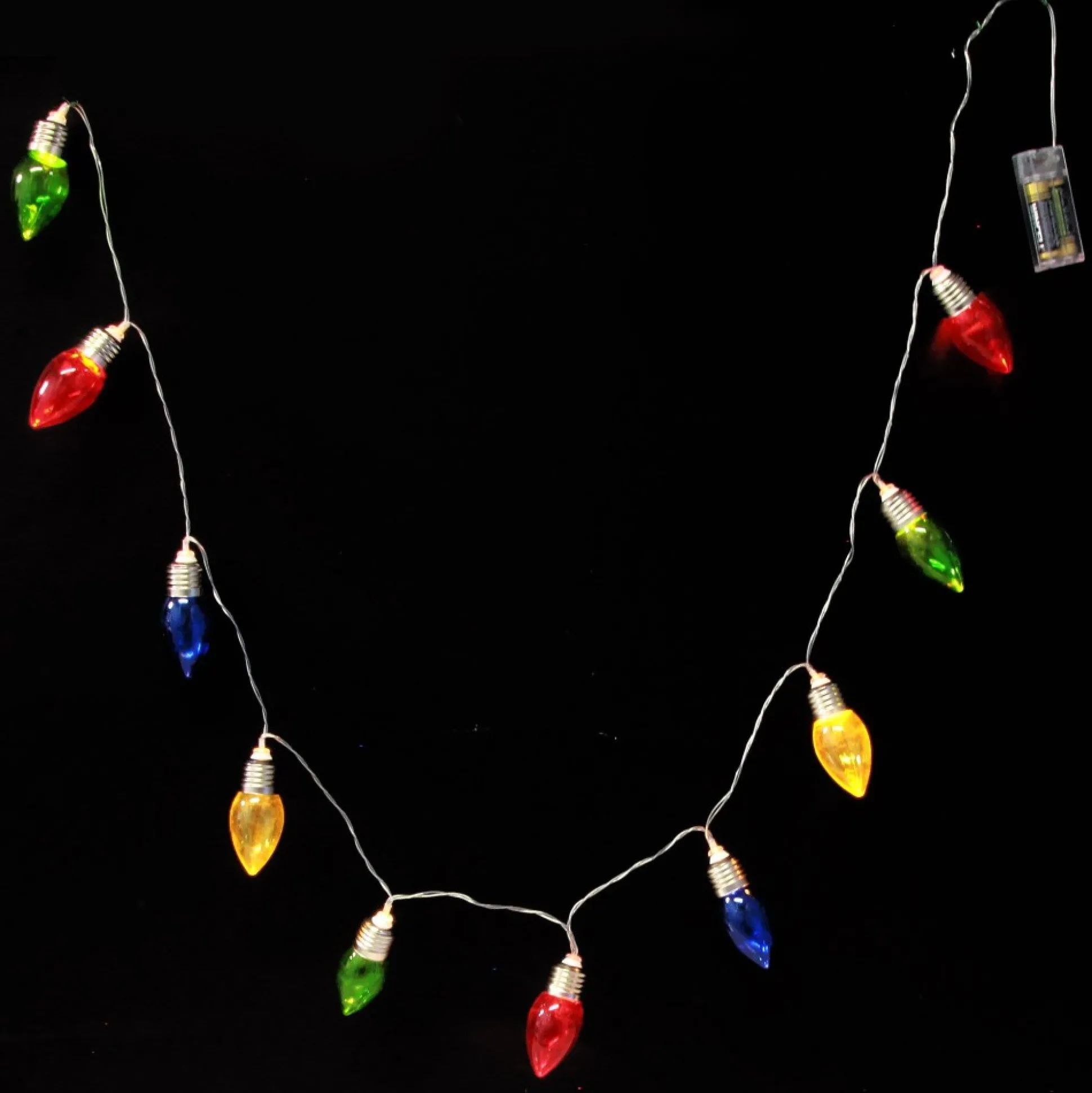 10 Mulitcolour Retro Light Bulb String Lights Fairy Lights|