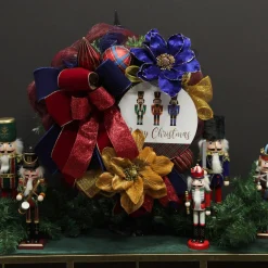 Adjustable Black Christmas Wreath Stand Wreath Hangers And Stands|