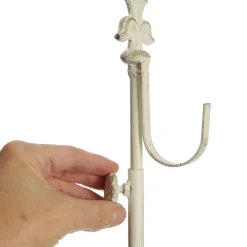 Adjustable White Christmas Wreath Stand Wreath Hangers And Stands|