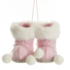 Adorable Pink Mini Moccasins Tree Decoration Christmas Tree Decorations|