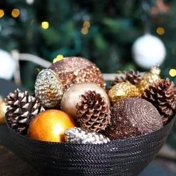 Amber Capiz Decor Ball Decor Balls And Sets|