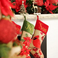 Antique Gold 3D Tree Christmas Stocking Hanger Stocking Hangers|