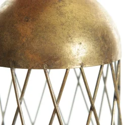 Antique Gold Metal Decorative Birdcage Christmas Ornaments|