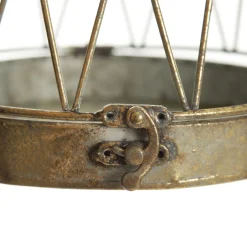 Antique Gold Metal Decorative Birdcage Christmas Ornaments|