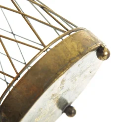 Antique Gold Metal Decorative Birdcage Christmas Ornaments|