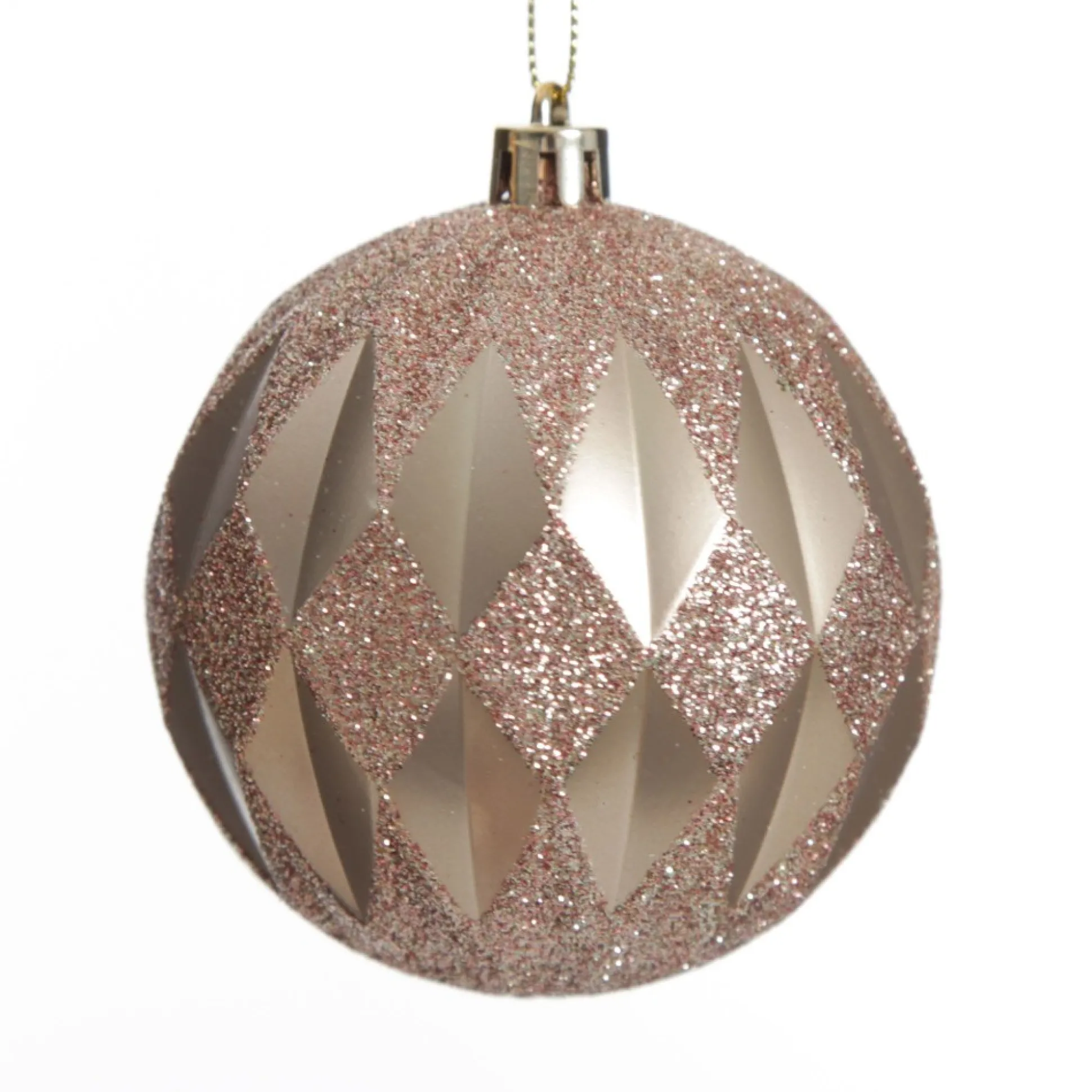 Assorted Decorative Pink Shatterproof Christmas Baubles - Set of 6 Christmas Bauble Sets|