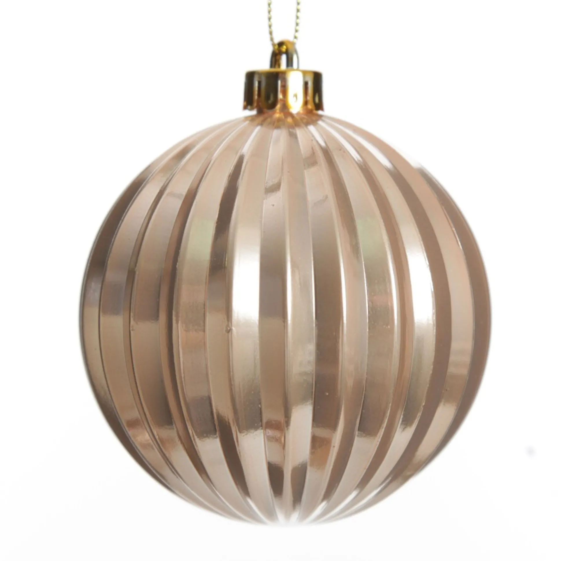 Assorted Decorative Pink Shatterproof Christmas Baubles - Set of 6 Christmas Bauble Sets|