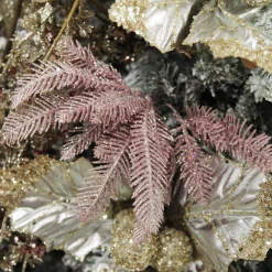 Assorted Pink Glitter Christmas Pick Trio Christmas Pick|