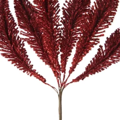 Assorted Red Glitter Christmas Pick Trio Christmas Pick|