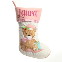 Baby Girl First Christmas Gift Pack Glass Baubles|