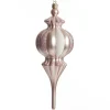 Baby Pink Christmas Finial Decoration Finials And Drops|