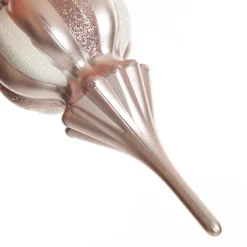 Baby Pink Christmas Finial Decoration Finials And Drops|