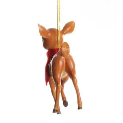 Bambi with Scarf Hanging Christmas Decoration Christmas Tree Decorations|