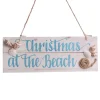 Beach Christmas Wood Plaque Christmas Plaques|