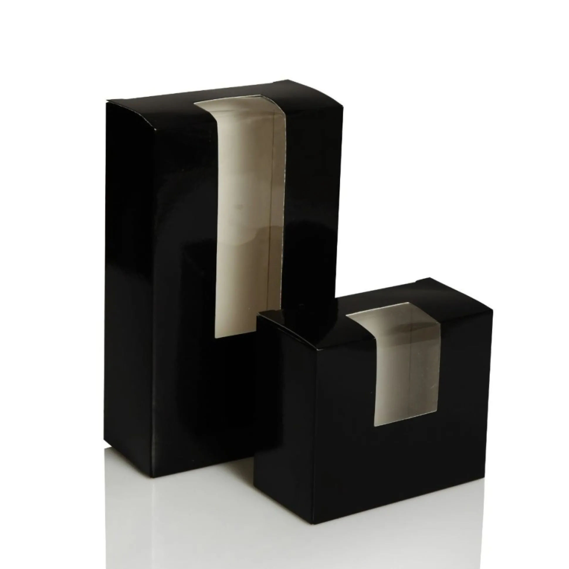 Black Window Gift Box Small - Pack of 5 Gift Wrap, Boxes, Bags & Tags|