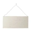 Blank Wooden Craft Plaque with Wire Hanger Christmas Craft Supplies|