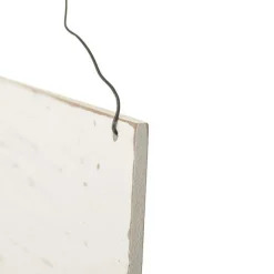 Blank Wooden Craft Plaque with Wire Hanger Christmas Craft Supplies|