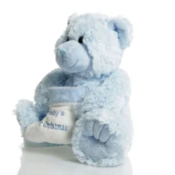 Blue Baby's First Christmas Teddy Babys First Christmas|