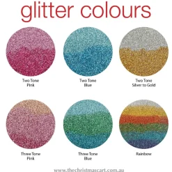 Blue Baby's First Christmas Teddy Gift Pack Glass Baubles|