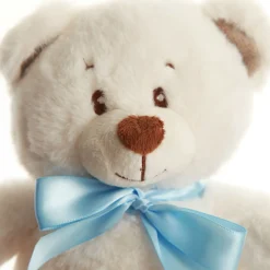 Blue Baby's First Christmas Teddy Gift Pack Glass Baubles|