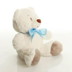 Blue Baby's First Christmas Teddy Gift Pack Glass Baubles|