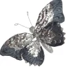 Blue Butterfly Clip with Silver Sequins Butterflies And Birds|