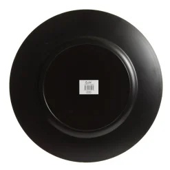 Blue Charger Plate with Gold Edging Christmas Table Decor|