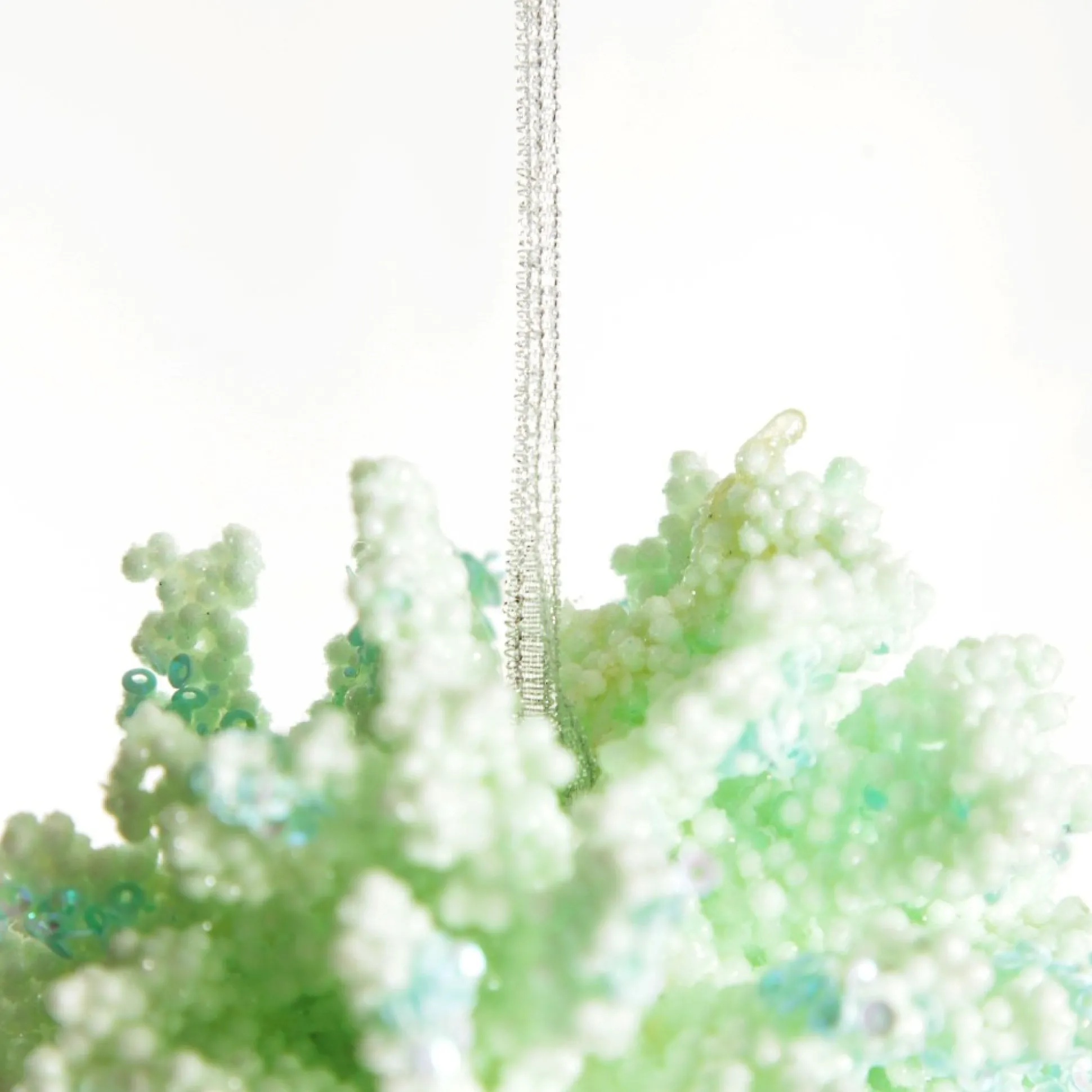 Blue Coral Hanging Ball Christmas Decoration Decorative Christmas Baubles|