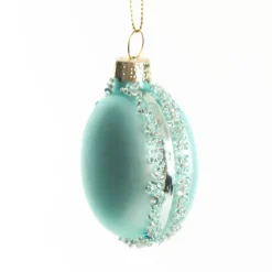 Blue Glass Macaron Christmas Tree Decoration Christmas Tree Decorations|