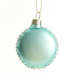 Blue Glass Macaron Christmas Tree Decoration Christmas Tree Decorations|