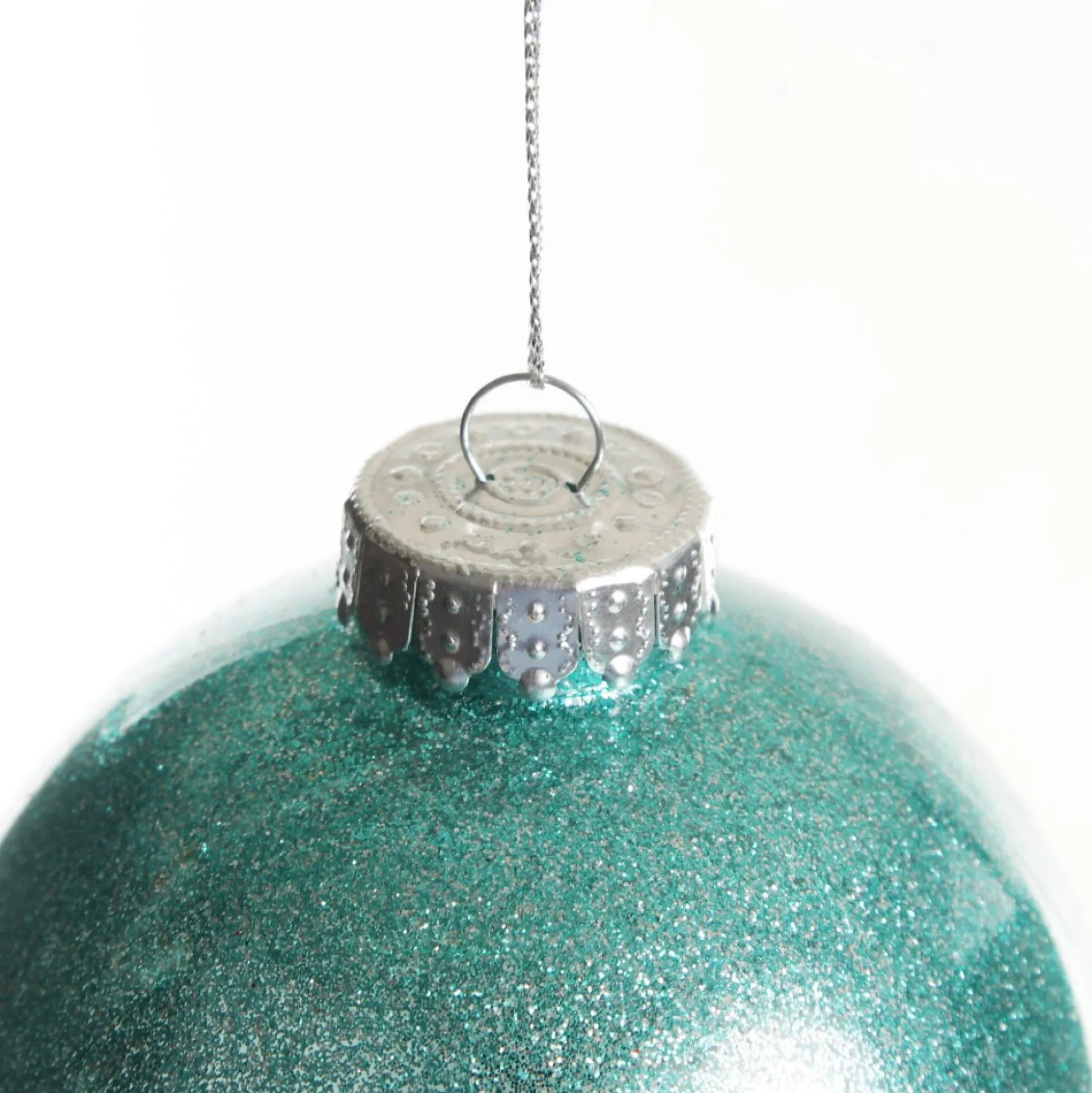 Blue Glitter Christmas Bauble Decorative Christmas Baubles|