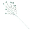 Blue Glitter Spiral Ball Pick Christmas Tree Picks|