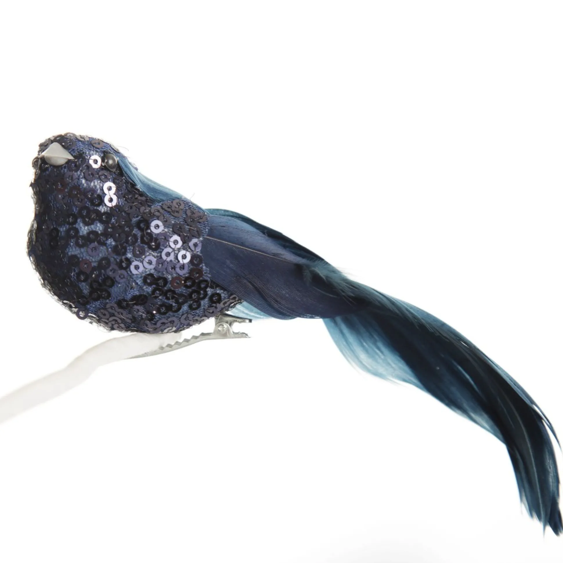 Blue Sequin Bird Clip Butterflies And Birds|