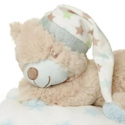 Blue Teddy with Blanket and Bauble Gift Pack Bauble Value Packs|