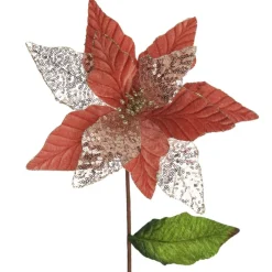 Blush Velvet Sequin Flower Christmas Flowers|