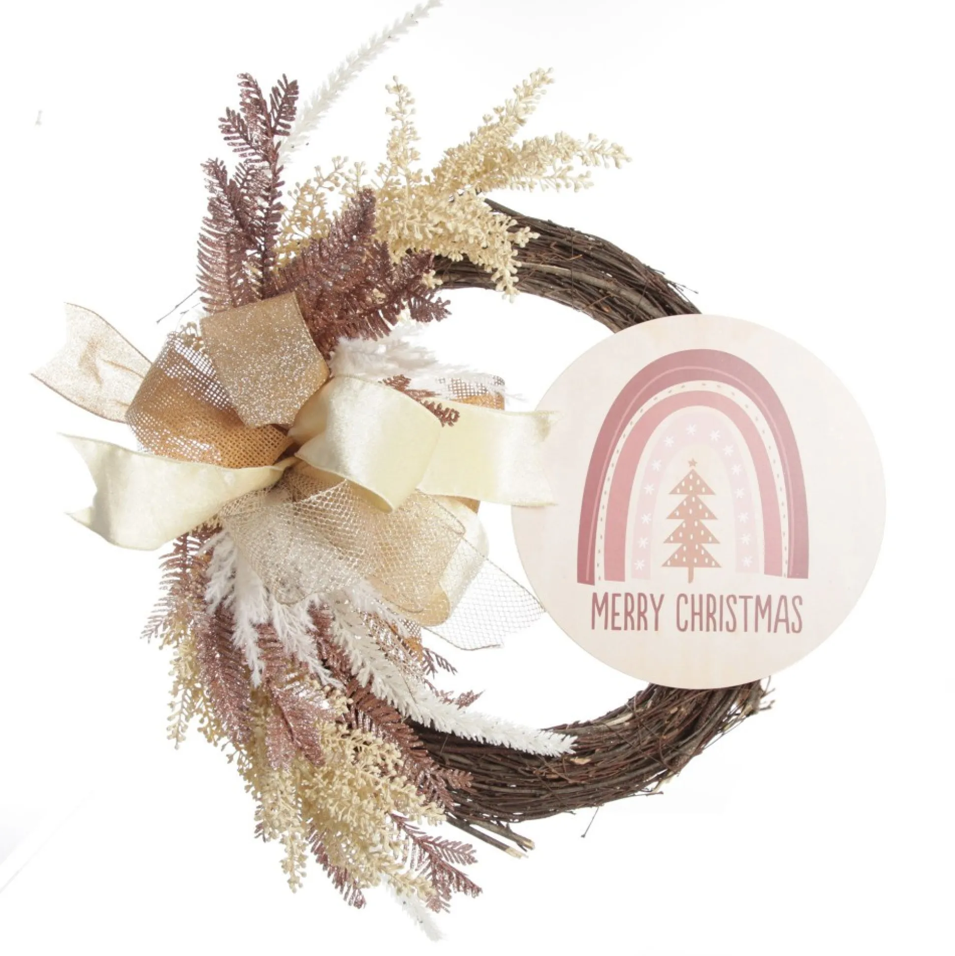 Bo Ho Ho Glam Christmas Wreath Plaque Diy Wreaths|