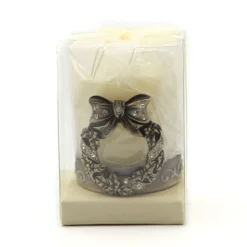 Brass Wreath Tea Light Christmas Candles And Scents|