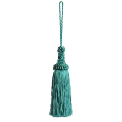 Bright Blue Tassel Christmas Tree Decorations|