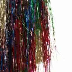 Bright Multicolour Metallic Tinsel Fringe Tree Garlands|