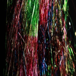Bright Multicolour Metallic Tinsel Fringe Tree Garlands|