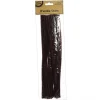 Brown Chenille Stem Pipe Cleaners - Pack of 50 Christmas Craft Supplies|