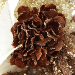 Brown Hydrangea Flower Stem Christmas Flowers|