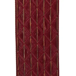 Burgundy Wired Christmas Ribbon with Gold Flecks - 3.8cm Ribbons|