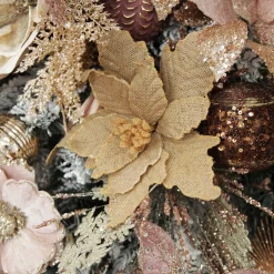 Burlap Flower Pick Natural Trim Beach Decorations|