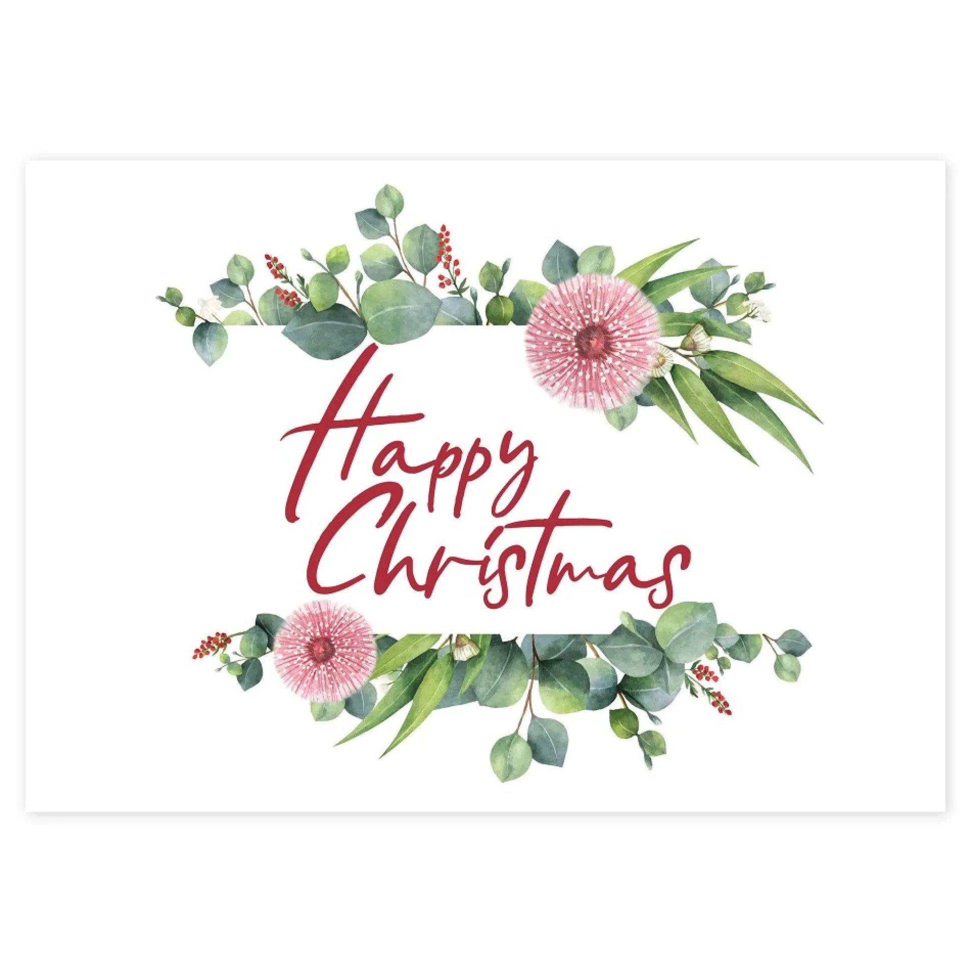 Bush Christmas Poster Print Christmas Prints|