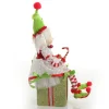 Candy Cane Christmas Fairy on Giftbox Christmas Elves And Fairies|