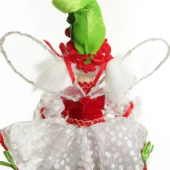 Candy Cane Christmas Fairy on Giftbox Christmas Elves And Fairies|