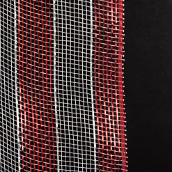 Candy Cane Stripe Metallic Thread Decomesh Roll Diy Wreaths|