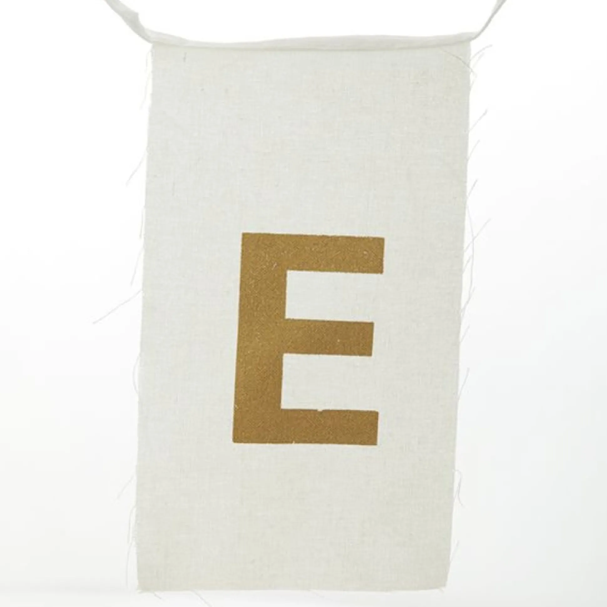 Canvas Gold Merry Christmas Printed Bunting Tree Garlands|