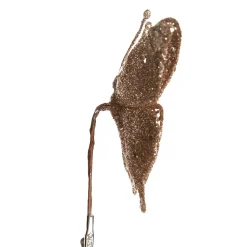 Champagne Glitter and Sequin Butterfly Clip Butterflies And Birds|